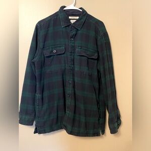 L.L. Bean Green and Black Shaket Sz Medium